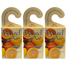 3x Hanging Wardrobe Freshener