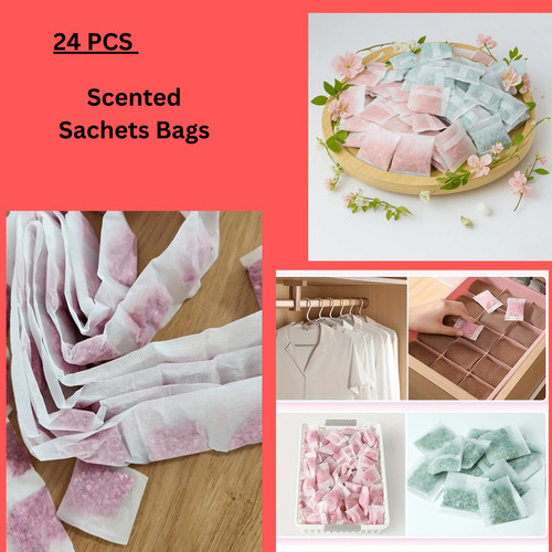24pc scented sachets bags - 24pc,