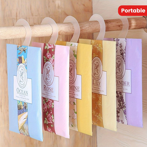 5pcs scented wardrobe sachets - scented,