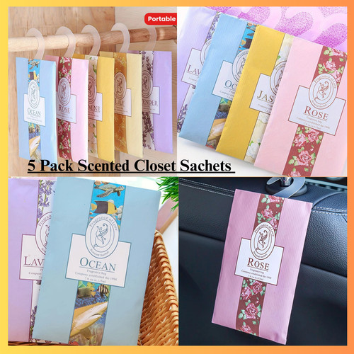 Pack scented closet sachets - 5,